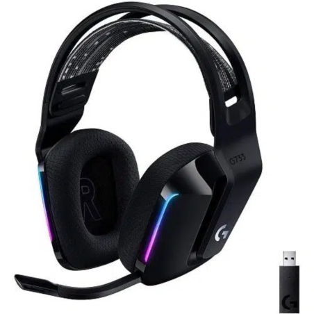Logitech G733 Lightspeed Wireless Gaming Headset – Black
