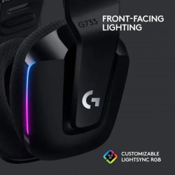 Logitech G733 Lightspeed Wireless Gaming Headset – Black